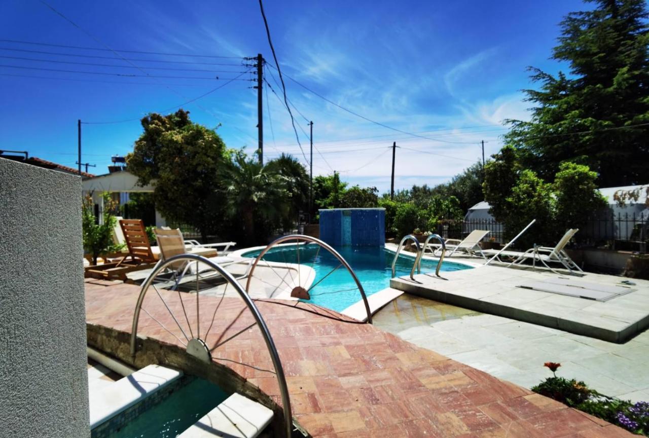 Rural Villa Private Pool, Bbq, Court ,20' Airport Nea Kallikrateia Zewnętrze zdjęcie