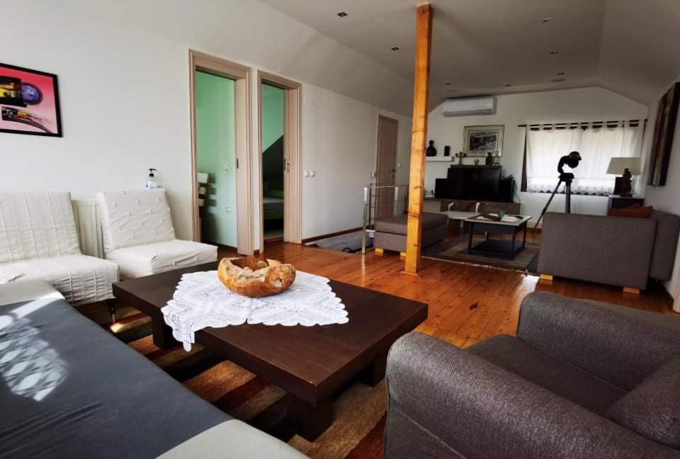 Rural Villa Private Pool, Bbq, Court ,20' Airport Nea Kallikrateia Zewnętrze zdjęcie