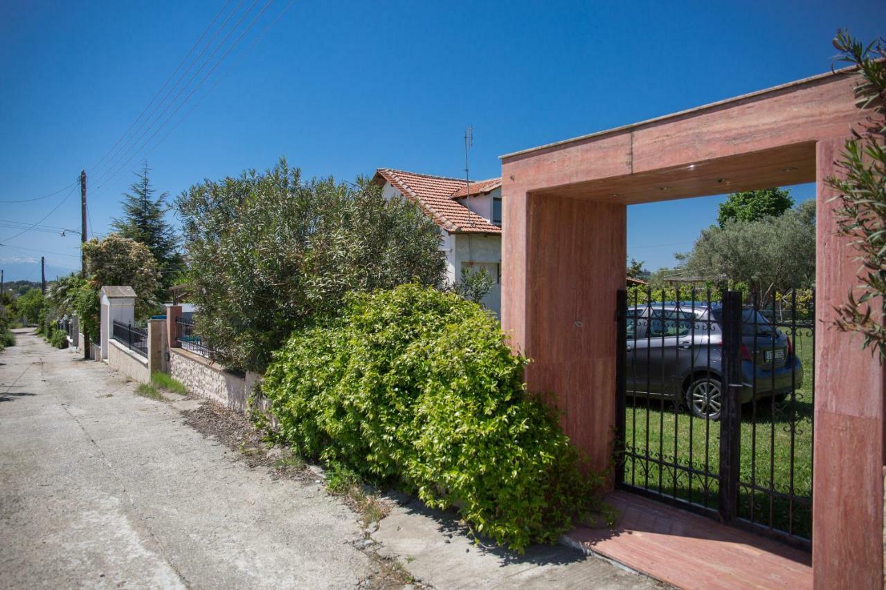 Rural Villa Private Pool, Bbq, Court ,20' Airport Nea Kallikrateia Zewnętrze zdjęcie