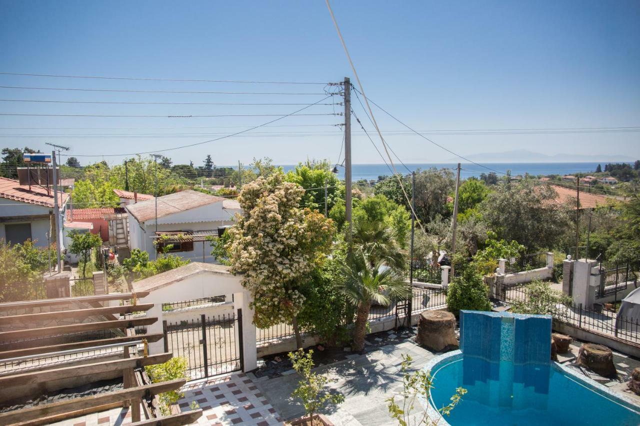 Rural Villa Private Pool, Bbq, Court ,20' Airport Nea Kallikrateia Zewnętrze zdjęcie