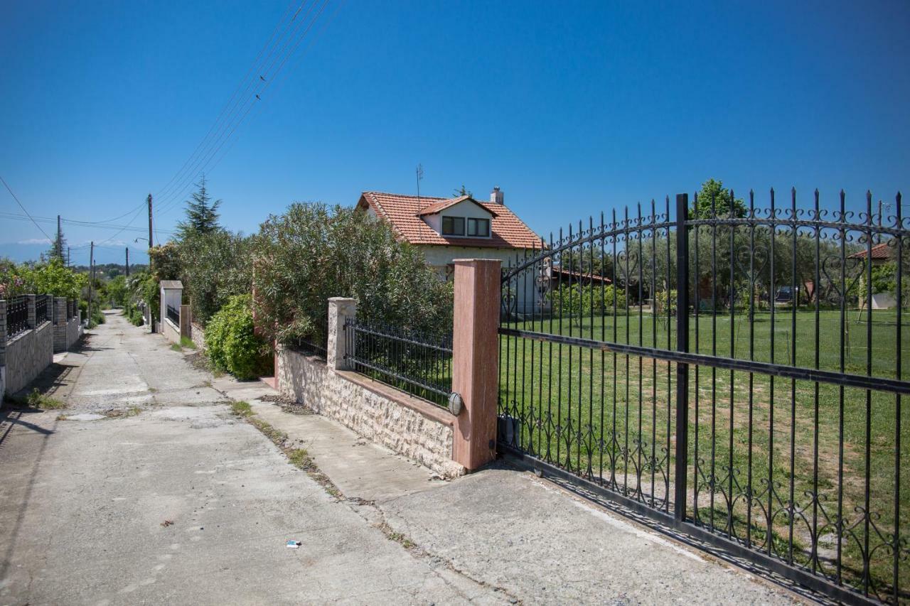 Rural Villa Private Pool, Bbq, Court ,20' Airport Nea Kallikrateia Zewnętrze zdjęcie